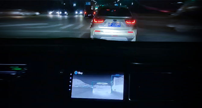 Cámara infrarroja de visión nocturna para automóviles