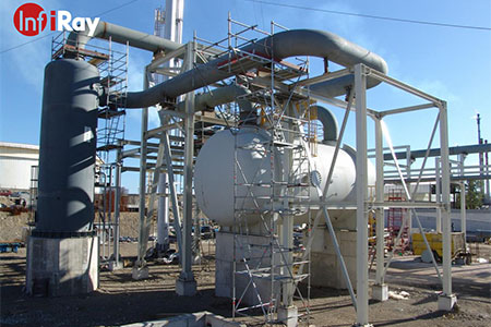 InfiRay Cámaras térmicas para la garantía de seguridad continua las 24 horas de las estaciones de suministro de hidrógeno