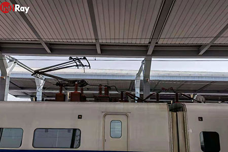 Aplicación de la Cámara térmica en la supervisión del sistema de catenaria del pantógrafo ferroviario para ayudar al transporte ferroviario