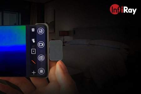 ¡Anti-stealthie en habitaciones de hotel! La cámara térmica más pequeña para teléfonos inteligentes le ayuda a encontrar cámaras ocultas